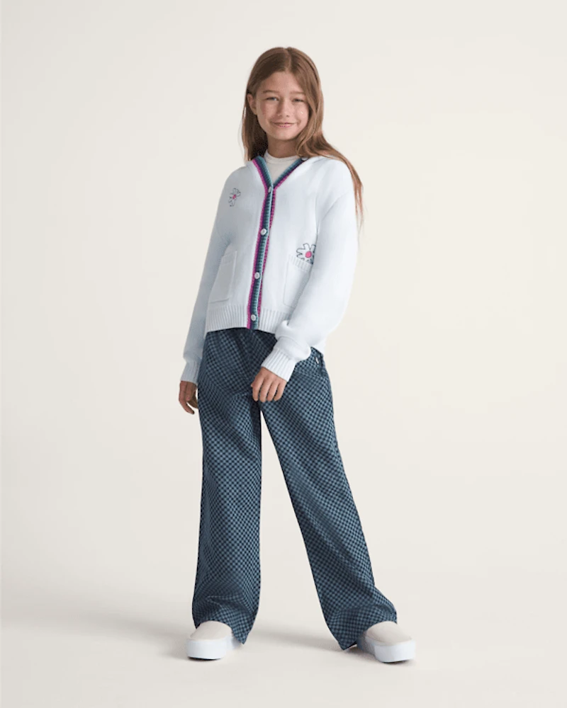 Kids Eunice Elastic Waist Denim Pants