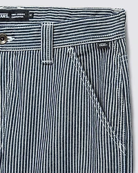 Drill Chore Carpenter Loose Striped Pants
