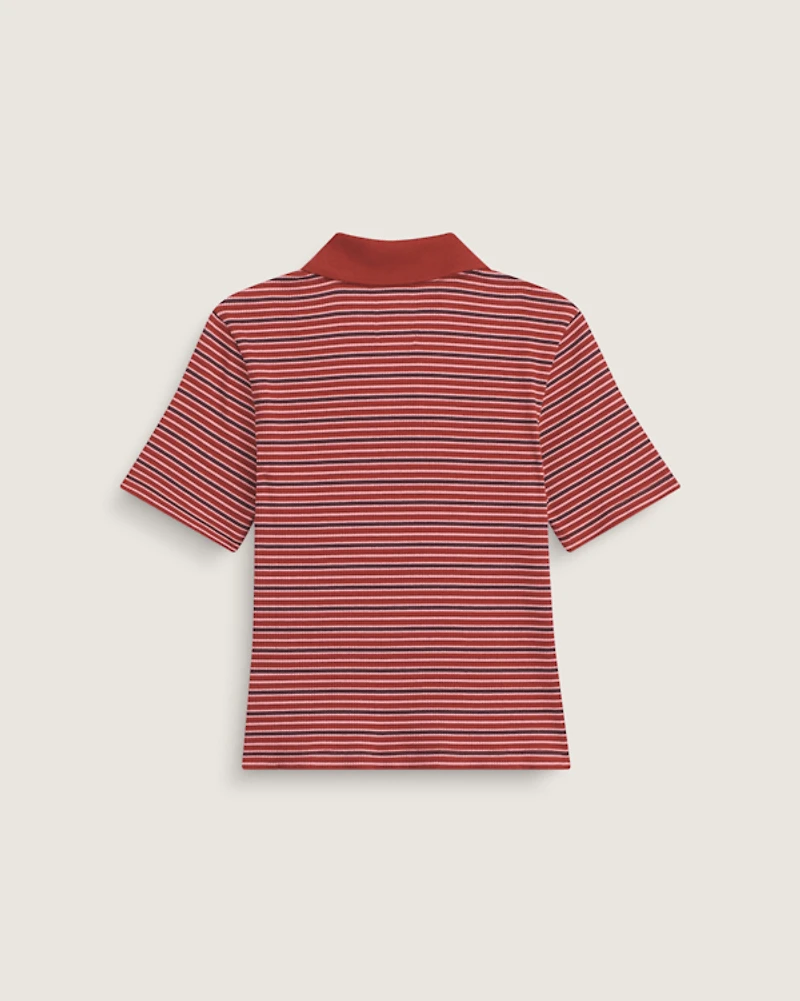 Priscilla Stripe Polo Shirt
