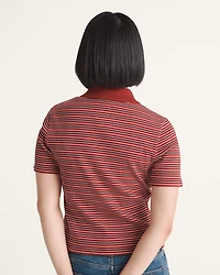 Priscilla Stripe Polo Shirt