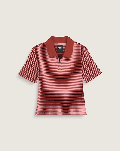 Priscilla Stripe Polo Shirt