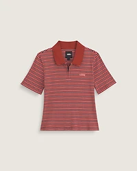 Priscilla Stripe Polo Shirt
