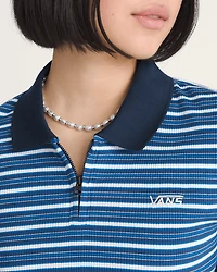 Priscilla Stripe Polo Shirt
