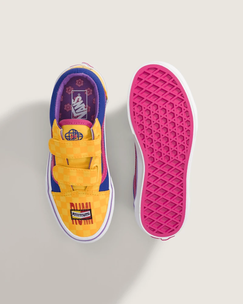 KPop Demon Hunters x Vans Little Kids Old Skool V Shoe