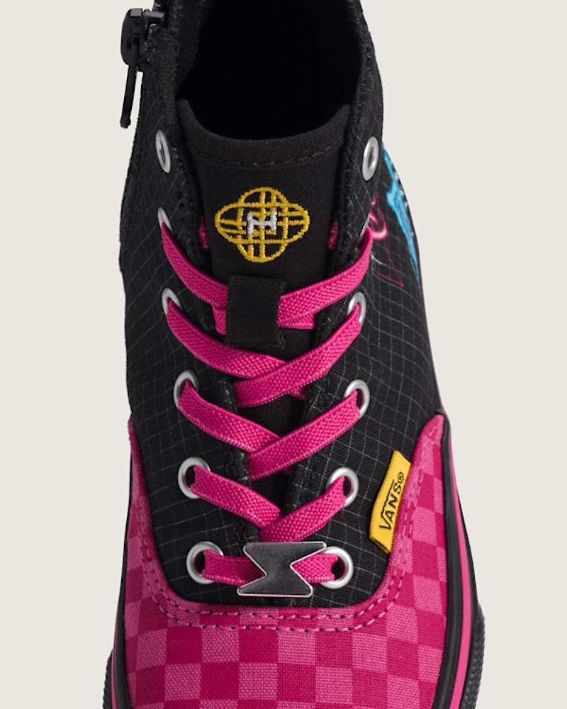 KPop Demon Hunters x Vans Little Kids Authentic Hi 2.0 Zip Shoe