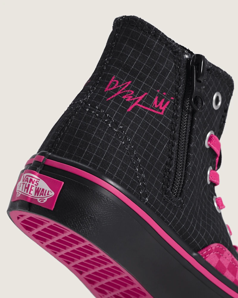 KPop Demon Hunters x Vans Little Kids Authentic Hi 2.0 Zip Shoe