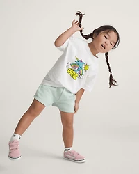 Little Kids Script Logo Sweatshort