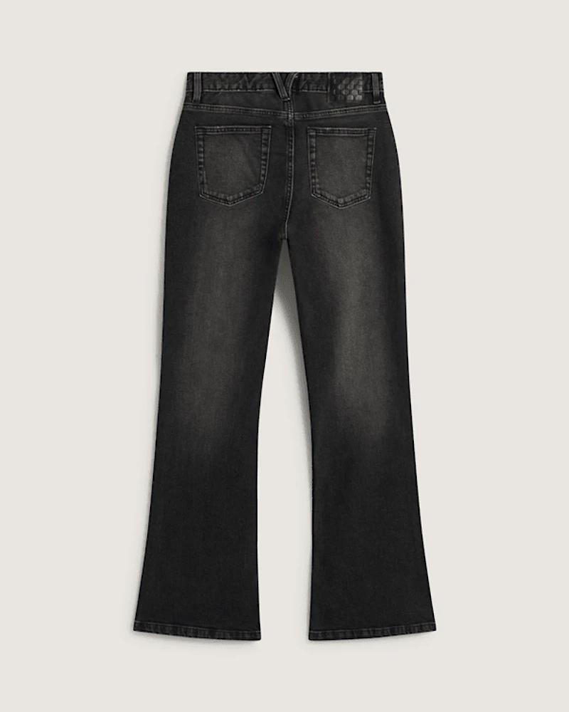 Check-5 Low Rise Boot Cut Pants