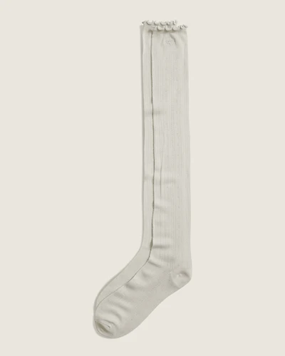 Pointelle Knee Hi Socks