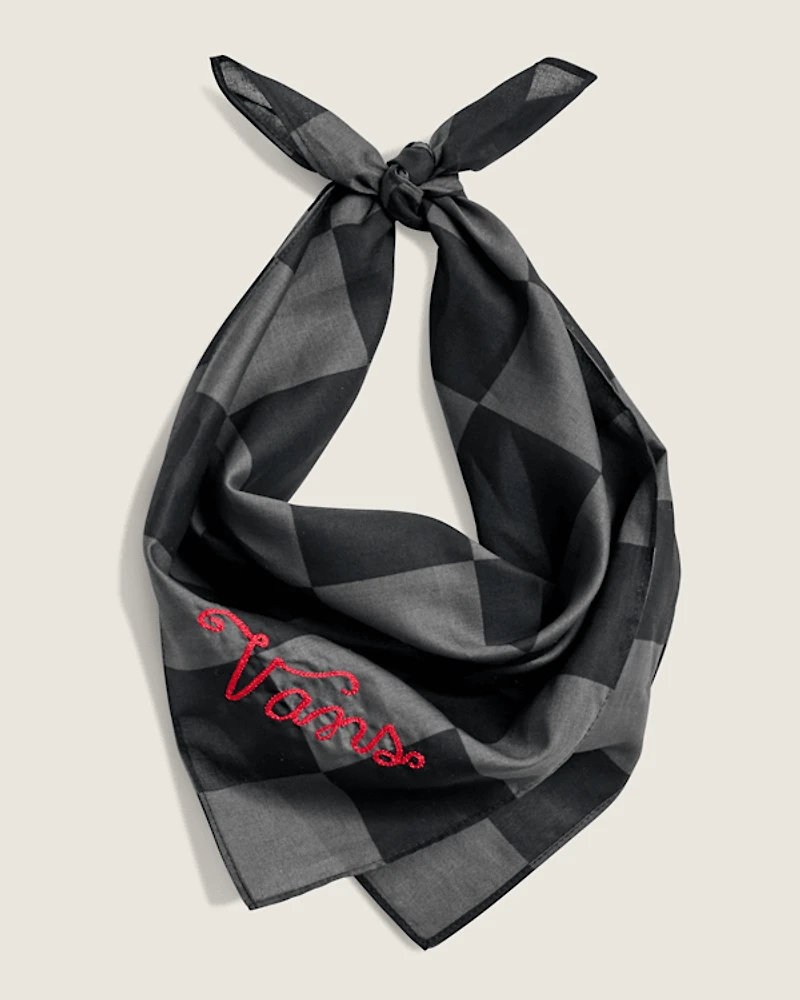 Waffle Shop Checkerboard Clash Bandana