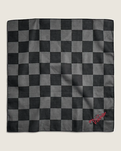 Waffle Shop Checkerboard Clash Bandana