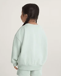Little Kids Script Logo Crew Pullover
