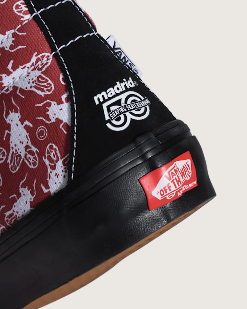 Van Doren Approved x Madrid Skateboards Skate Sk8-Hi Shoe