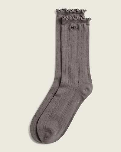 Pointelle Crew Socks