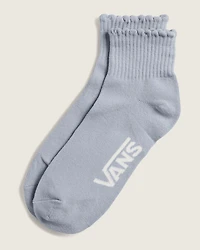Scallop Quarter Crew Socks