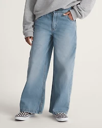 Kids Judy Denim Elastic Waist Pants