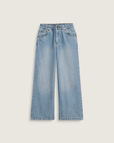 Kids Judy Denim Elastic Waist Pants