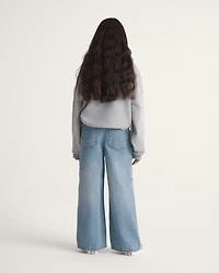 Kids Judy Denim Elastic Waist Pants