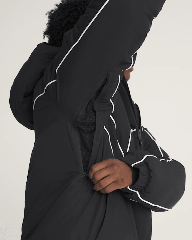 90's Big Block Hooded Puffer Jacket