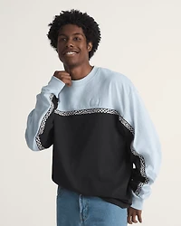 Blocked Checkerboard Long Sleeve Knit