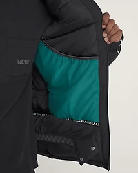 90's Big Block Hooded Puffer Jacket