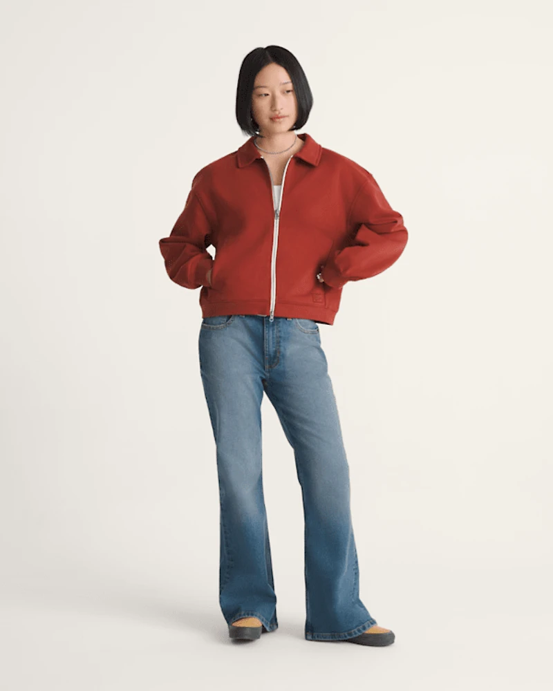 Check-5 Mid Rise Boot Cut Pants