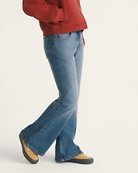 Check-5 Mid Rise Boot Cut Pants