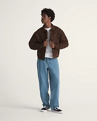 Check-5 Checkerboard Denim Trucker Jacket