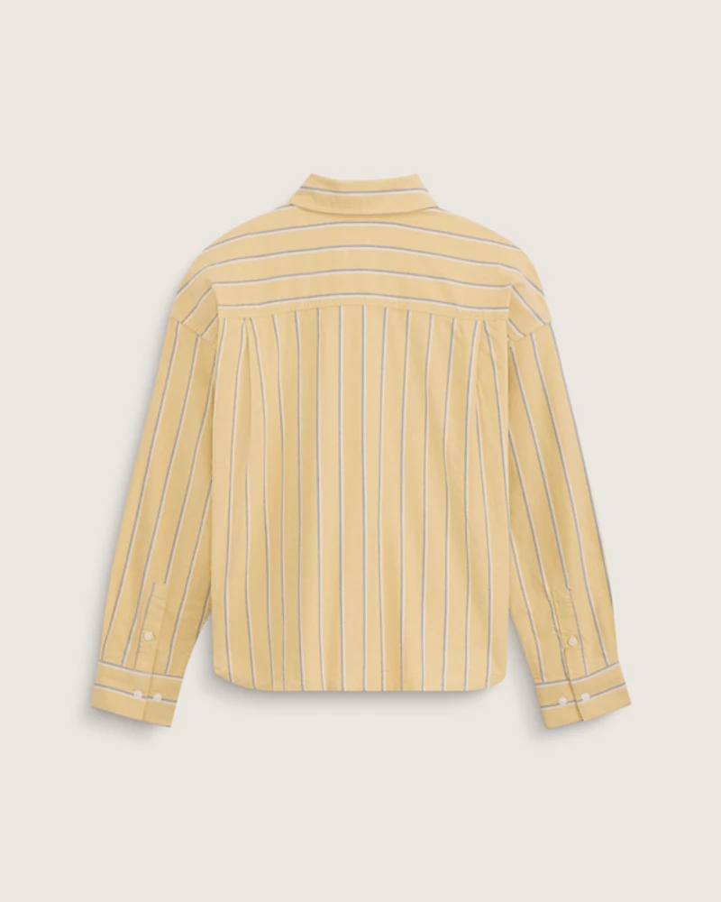 Long Sleeve Boxy Oxford Shirt