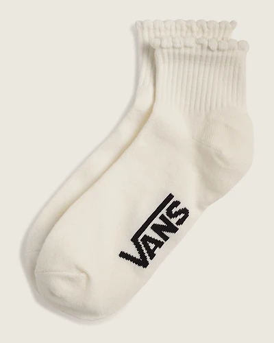 Scallop Quarter Crew Socks