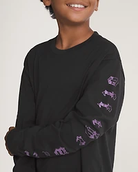 Kids Webbed Reaper Long Sleeve T-Shirt