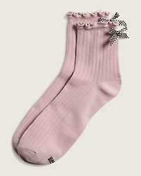 Bow Back Crew Socks