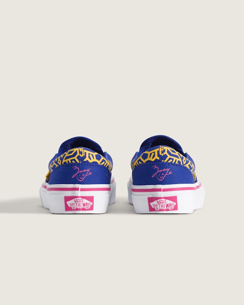 KPop Demon Hunters x Vans Little Kids Classic Slip-On Shoe