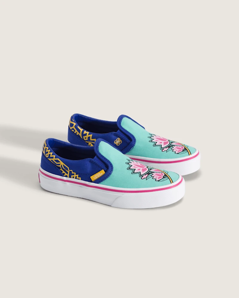 KPop Demon Hunters x Vans Little Kids Classic Slip-On Shoe