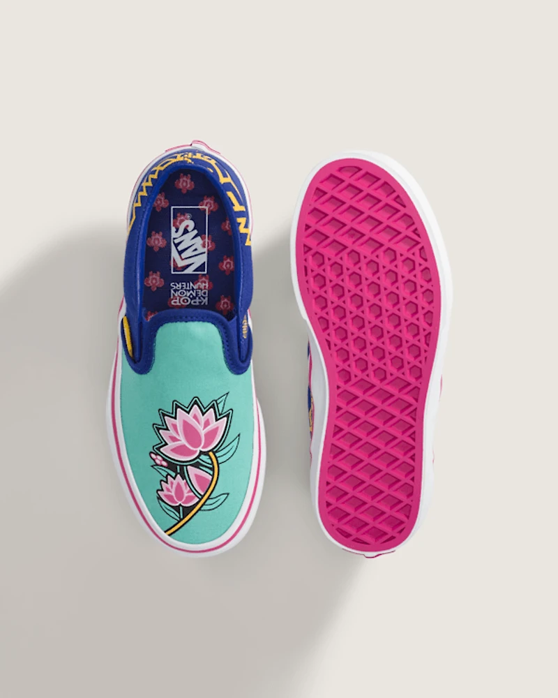 KPop Demon Hunters x Vans Little Kids Classic Slip-On Shoe