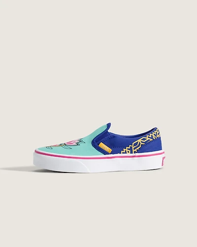 KPop Demon Hunters x Vans Little Kids Classic Slip-On Shoe