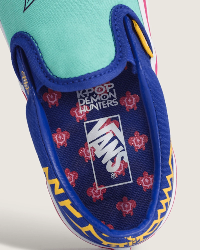 KPop Demon Hunters x Vans Little Kids Classic Slip-On Shoe