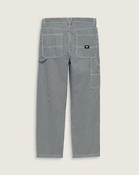 Drill Chore Carpenter Loose Striped Pants
