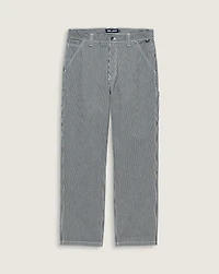 Drill Chore Carpenter Loose Striped Pants