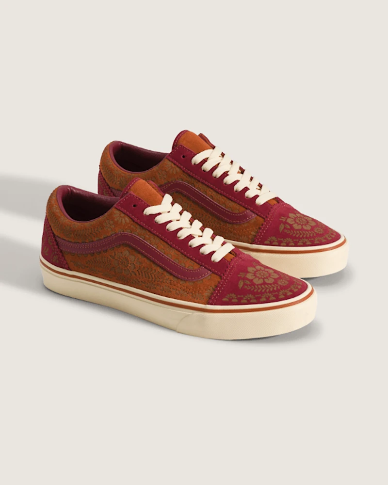 Old Skool Dia De Los Muertos Shoe