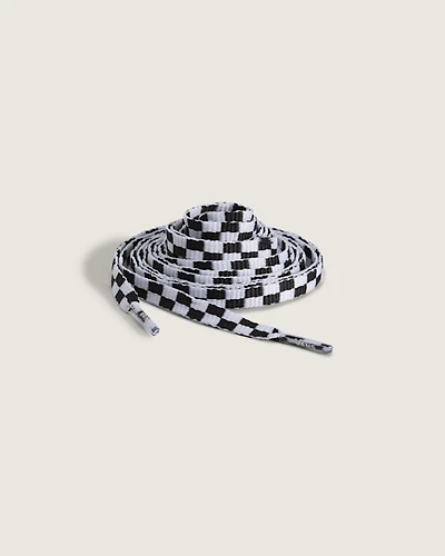 Checkerboard Vans Fat Shoe Laces