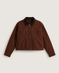 Nicola Cropped Chore Canvas Jacket