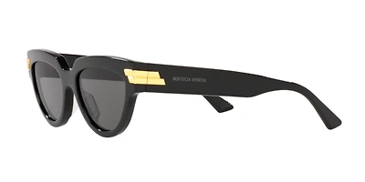 Bottega Veneta Woman Black Shiny