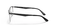 Ray-Ban Unisex Black On Silver