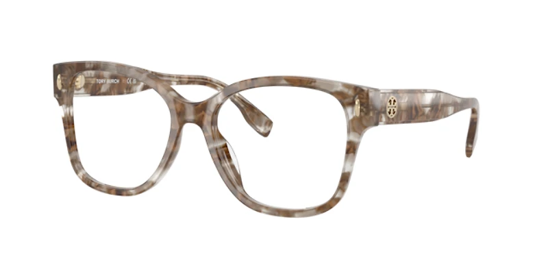 Tory Burch Woman Crystal Brown Tortoise