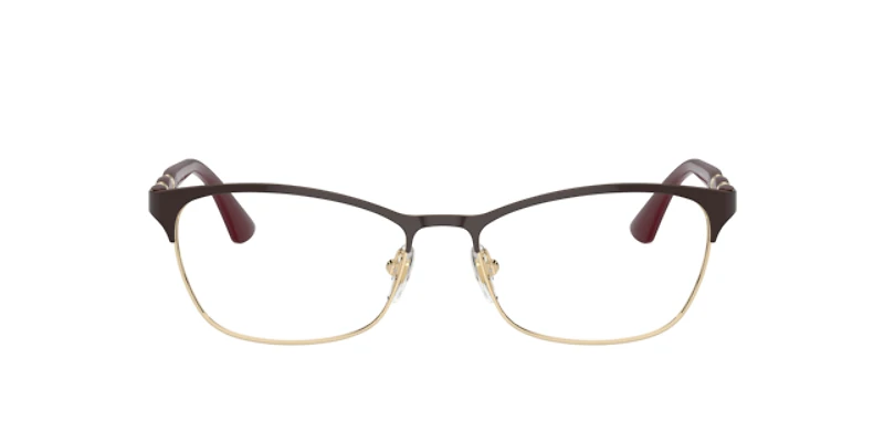 Vogue Woman Top Bordeaux, Pale Gold