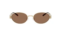 Tory Burch Woman Shiny Light Gold