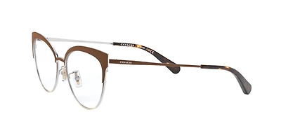 Coach Woman Brown Silver Gold Gradient
