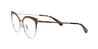 Coach Woman Brown Silver Gold Gradient