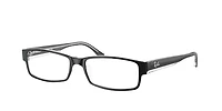 Ray-Ban Unisex Black On Transparent